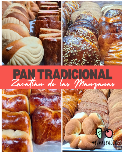 Pan Tradicional de Zacatlán con queso..  1 bolsa con 5 pzas