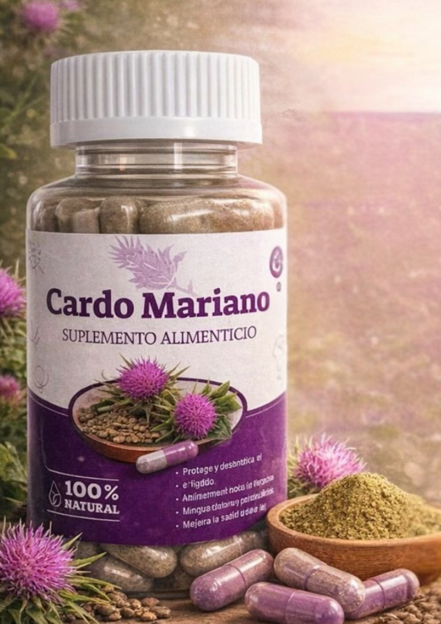 Cardo Mariano. 60 cápsulas