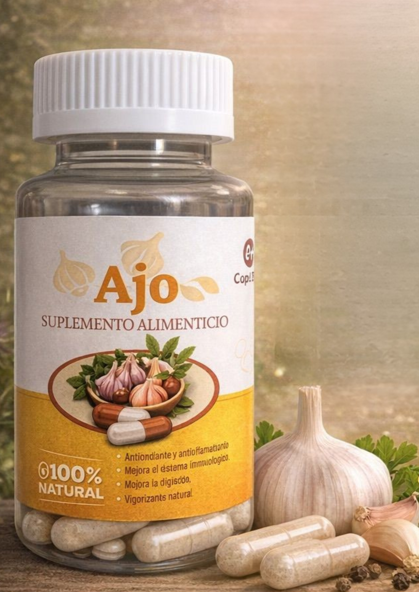 Ajo. 60 cápsulas